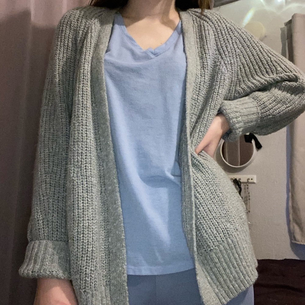 Gray Cardigan